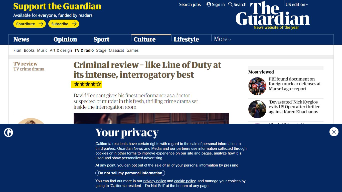 Criminal review – like Line of Duty at its intense, interrogatory best ...